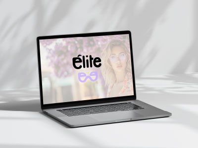 Elite-Logo-on-Laptop Elite Logo on a laptop